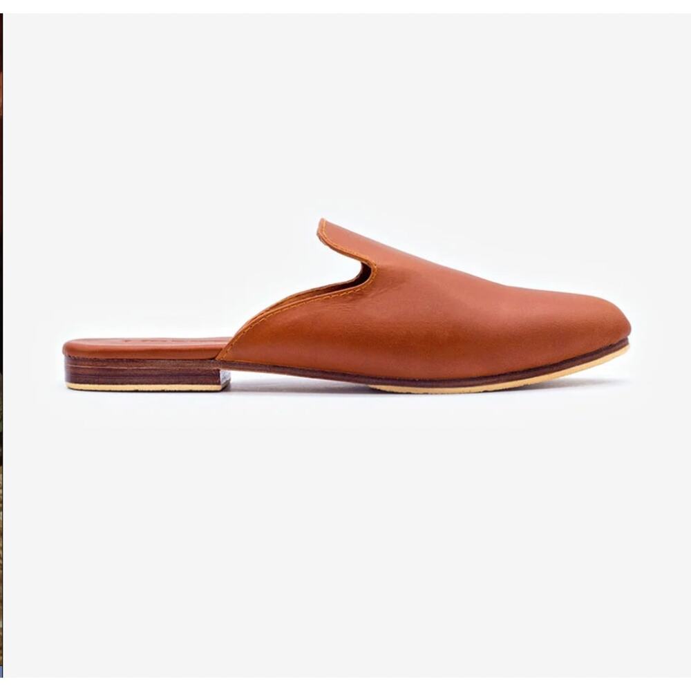 Liberte The Modern Mule in Cognac Tan Brown Leather size 8 - Picture 3 of 12